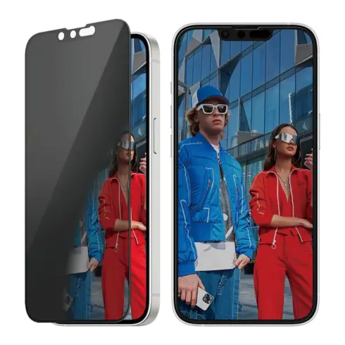 Apsauginis stiklas PanzerGlass 2-Way Privacy Screen Protector iPhone 17e, 16e, 14, 13, 13 Pro (PGRPUWFG29845)