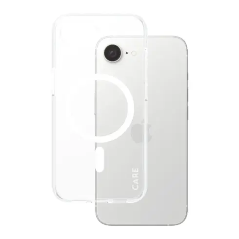 Telefono dėklas PanzerGlass CARE by Urban Combat Case Transparent w. White Qi Compatible iPhone 17e (CRRTPUCG29845)