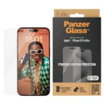 Apsauginis stiklas PanzerGlass Screen Protector iPhone 15 Pro Max, Classic Fit (2808), vaizdas 2
