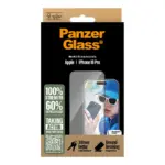Apsauginis stiklas PanzerGlass Screen Protector iPhone 16 Pro, Ultra-Wide Fit (2862), vaizdas 3
