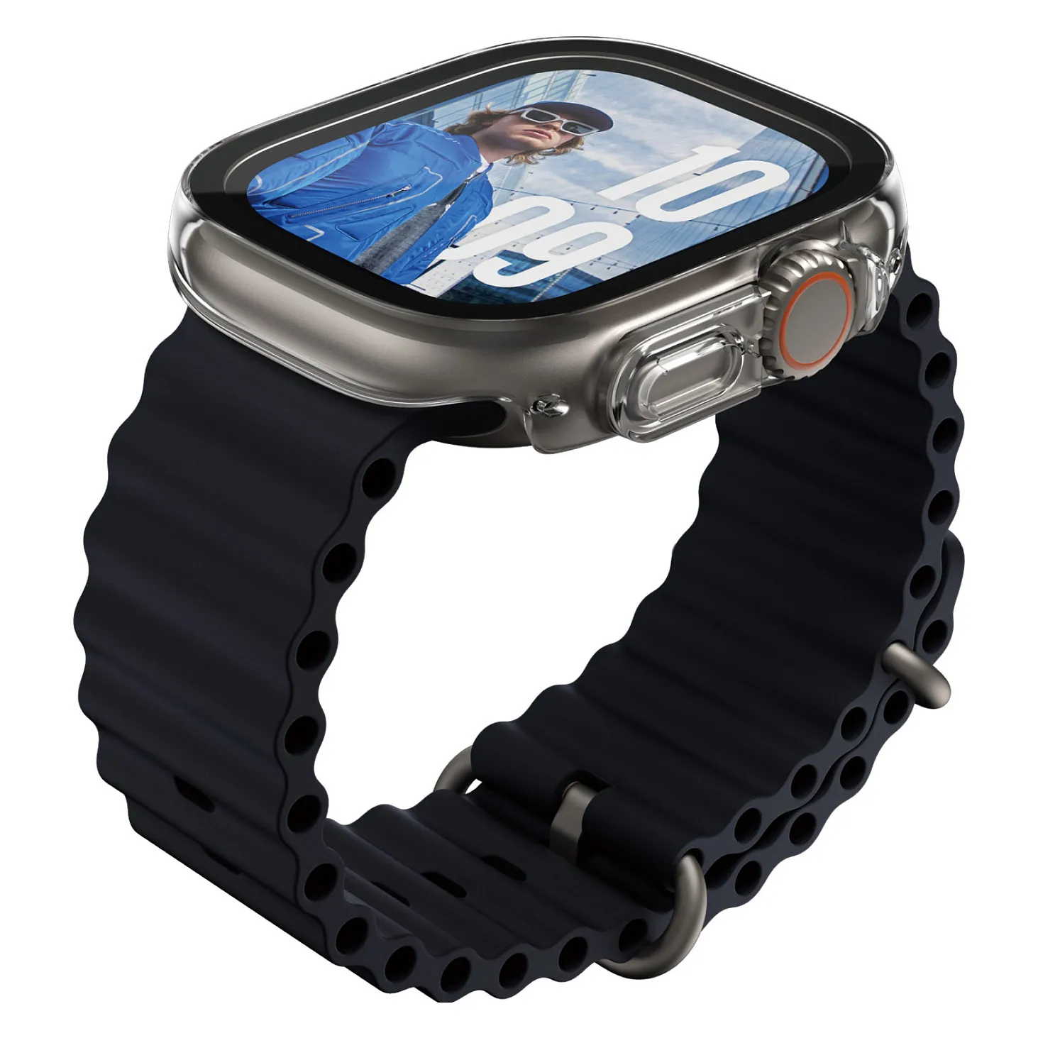 PanzerGlass ® Case Full Body Slim Transparent Apple Watch Ultra 4 | Ultra 3 | Ultra 2 | Ultra | 49mm Apsauginis stiklas PanzerGlass Case Full Body Slim Transparent Apple Watch Ultra 4, Ultra 3, Ultra 2 (3715)