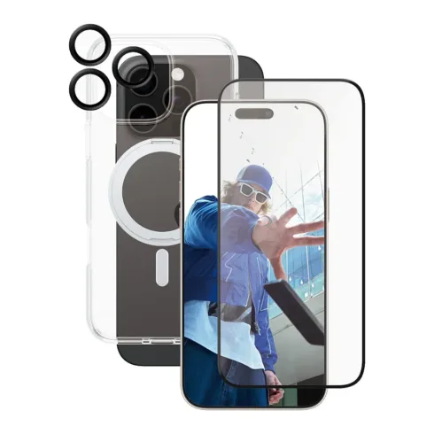 Mobilusis telefonas PanzerGlass CARE by 3-in-1 Ceramic Bundle iPhone 16 Pro Max (B1328+2856+1282)