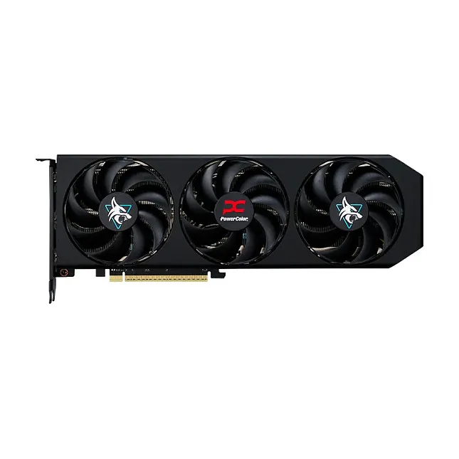 RX 9060 XT 16GB Powercolor Radeon Hellhound OC GDDR6 3 Fan PowerColor Hellhound AMD Radeon RX 9060 XT su 16GB GDDR6 atmintimi
