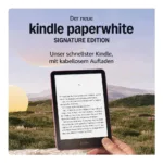 Amazon Kindle Paperwhite Signature Edition e-book reader
