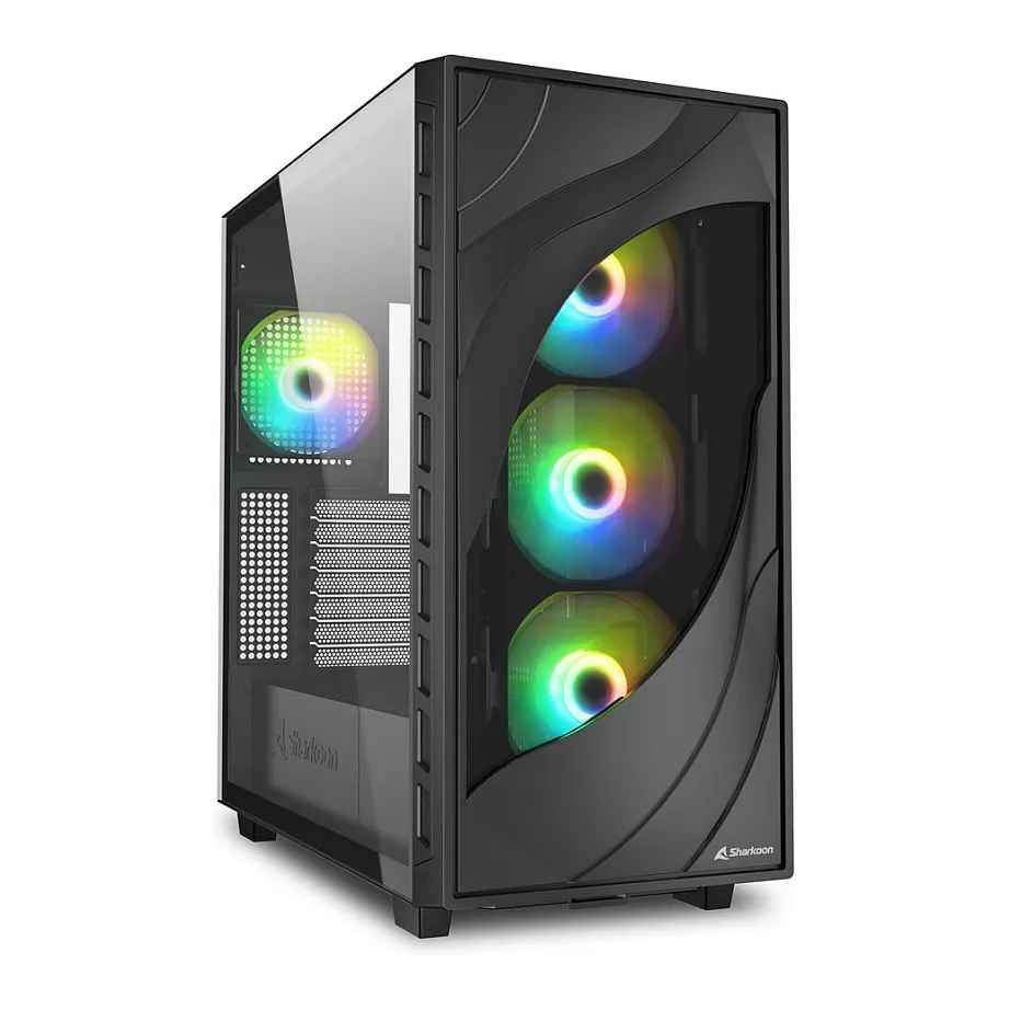 Sharkoon REBEL C80G RGB Kompiuterio korpusas Sharkoon REBEL C80G RGB