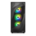 Kompiuterio korpusas Sharkoon REBEL C80M RGB, vaizdas 2
