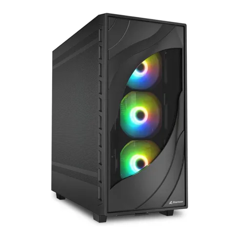Kompiuterio korpusas Sharkoon REBEL C80M RGB