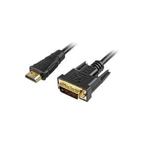 Vaizdo laidas ar adapteris Sharkoon 5m, HDMI/DVI-D