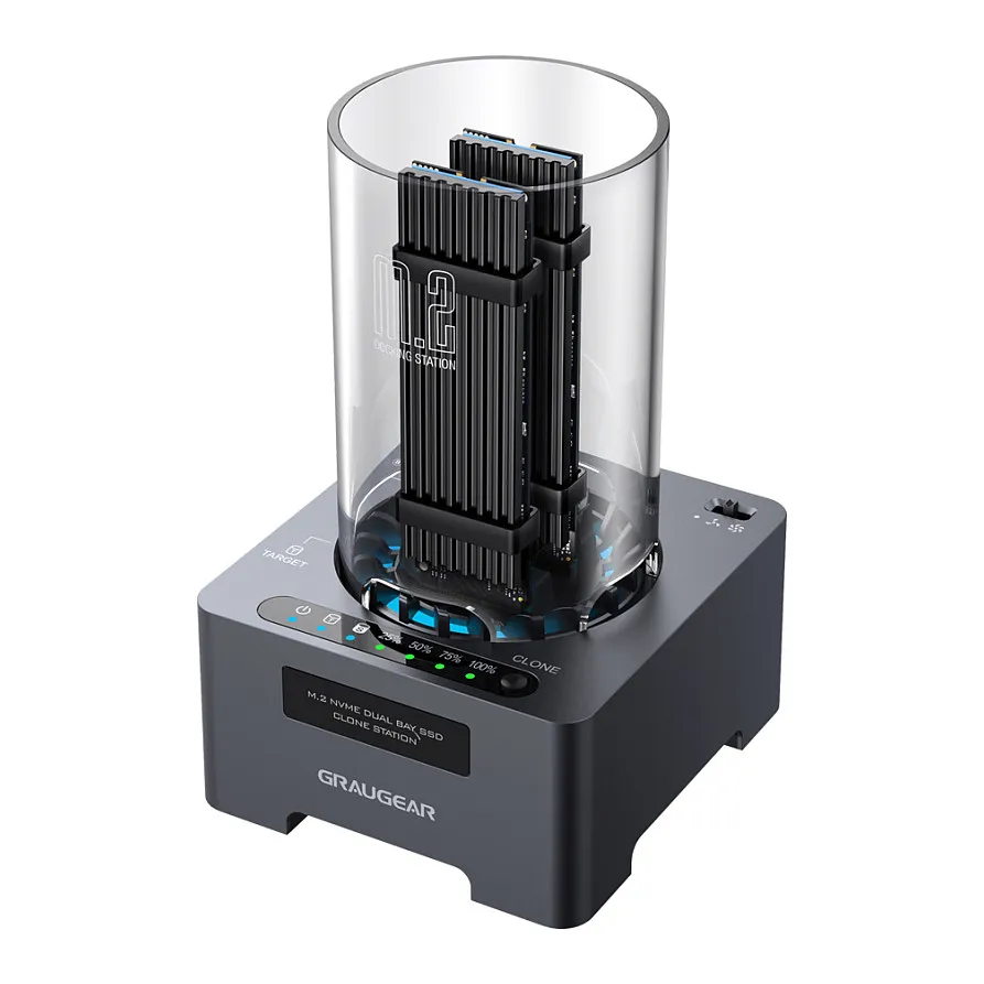 GRAUGEAR G-M2DK-CL-20G storage drive docking station GRAUGEAR G-M2DK-CL-20G storage drive docking station