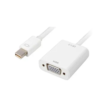 Sharkoon 0.15m, Mini DisplayPort/VGA Vaizdo laidas ar adapteris Sharkoon 0.15m, Mini DisplayPort/VGA