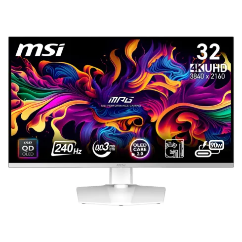 MSI MPG 321URXWDE QD-OLED computer monitor