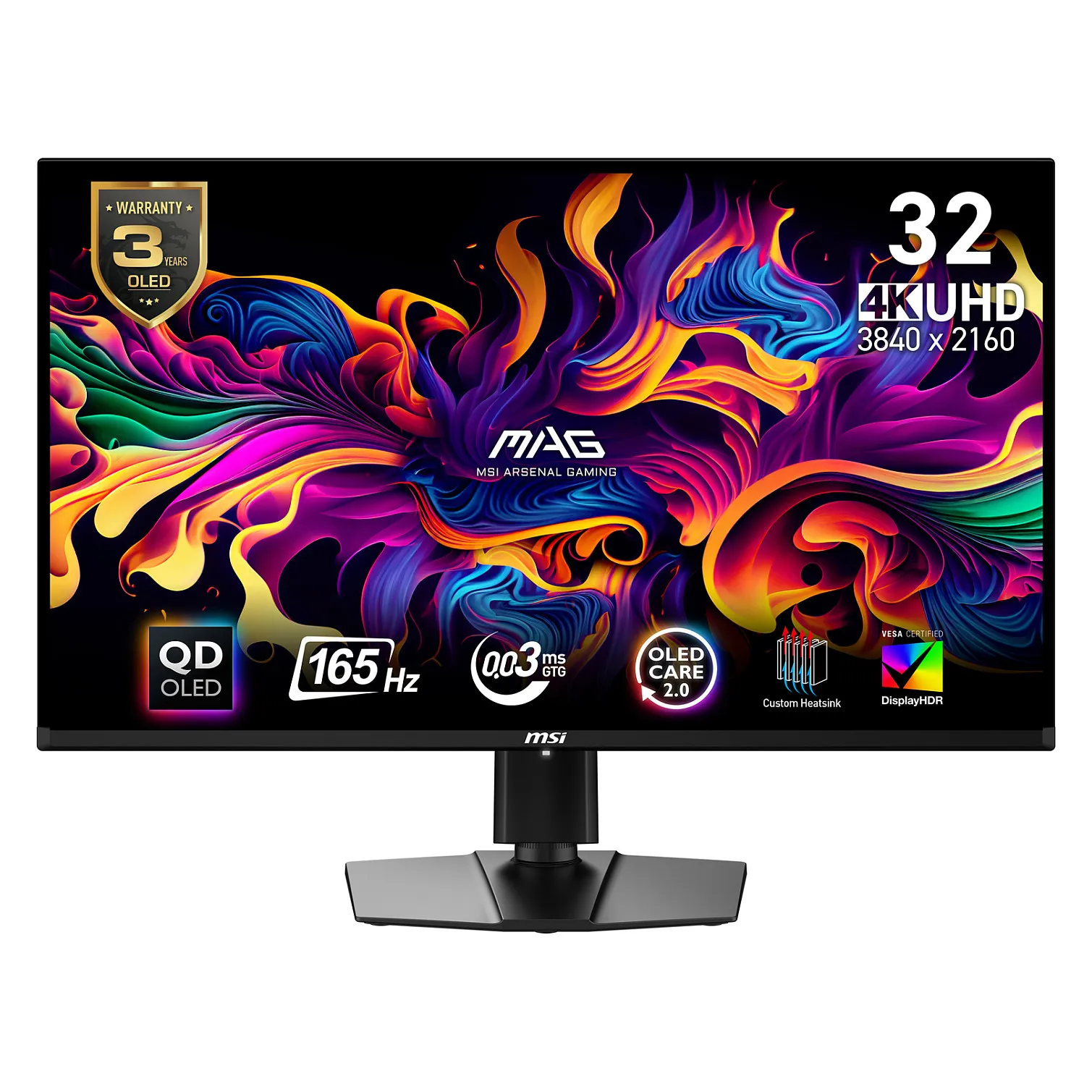 MSI MAG 321UPDE QD-OLED computer monitor MSI MAG 321UPDE QD-OLED computer monitor