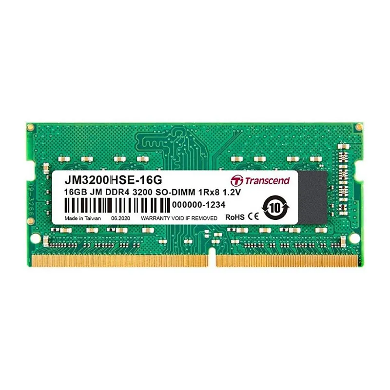 Transcend JetRam JM3200HSE-16G memory module Operatyviosios atminties modulis Transcend JetRam JM3200HSE-16G