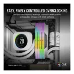 Corsair Vengeance RGB CMH64GX5M2B6000C30W memory module