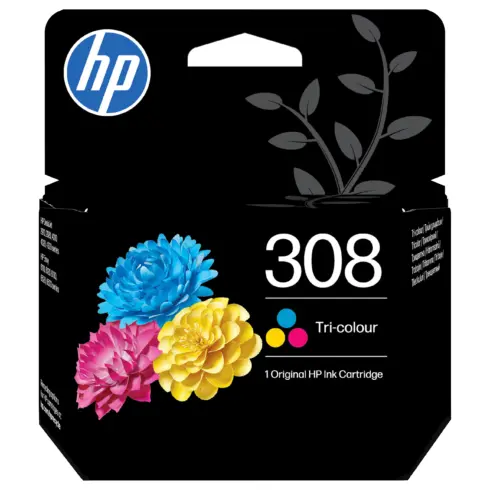 Rašalo kasetė HP 308 Tri-color (7FP20UE#CE1)
