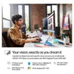 Monitorius HP Series 7 Pro 37.5 inch WQHD+ Thunderbolt 4 Monitor - 738pu (8K167AA#ABB), vaizdas 12