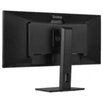 Monitorius iiyama ProLite XUB3493WQSU-B6, šoninis vaizdas su ekranų jungtimis