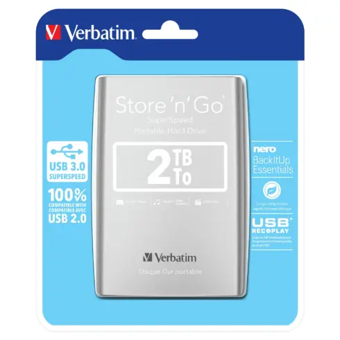 Išorinis kietasis diskas Verbatim Store 'n' Go (53189)