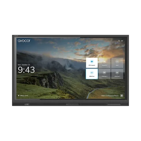 Avocor E series E-Series 75 4K IR LED interactive whiteboard
