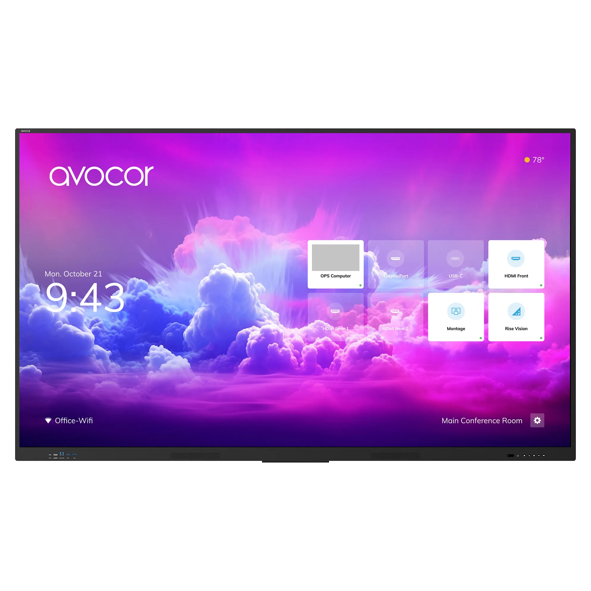 Avocor Digital Signage interactive whiteboard Interaktyvi lenta Avocor Digital Signage (AVE-5550)