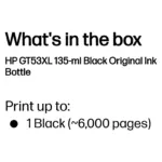 Spausdintuvo priedas HP GT53XL 135ml Black Original Bottled Ink Crtg for Ink Tank Plus andPremium Series (1VV21AE), vaizdas 8