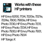 Rašalo kasetė HP 303 (T6N02AE#UUS), juodos spalvos, vaizdas 2