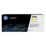 Tonerio kasetė HP 508X High Yield (CF362X), geltonos spalvos
