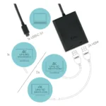 USB vaizdo adapteris i-tec C31DUAL4KHDMI, vaizdas 3