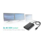 USB vaizdo adapteris i-tec C31DUAL4KHDMI, vaizdas 5