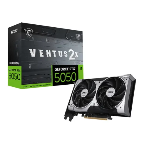 MSI GEFORCE RTX 5050 8G VENTUS 2X OC graphics card