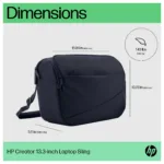 Nešiojamo kompiuterio dėklas HP Creator 13.3 Dark NavyLaptop Sling (6M5S4AA), vaizdas 3