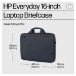 Nešiojamo kompiuterio dėklas HP Everyday 16 Odyssey Gray Laptop Briefcase (A08KHUT), vaizdas 2