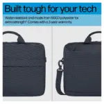 Nešiojamo kompiuterio dėklas HP Everyday 16 Odyssey Gray Laptop Briefcase (A08KHUT), vaizdas 4