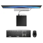HP EliteDesk 8 Mini G1a, šoninis vaizdas su prievadų išdėstymu