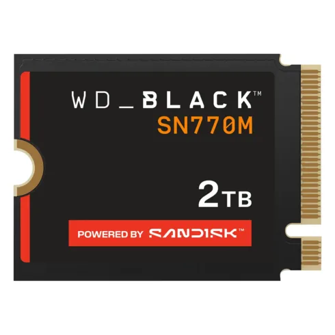 Western Digital Black WD_BLACK SN770M NVMe 2 TB, 5150 MB/s skaitymo greitis