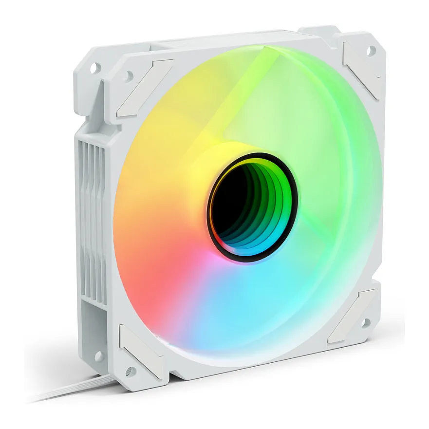 Sharkoon SHARK Mirror PWM RGB Korpuso aušintuvas Sharkoon SHARK Mirror PWM RGB
