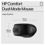 Pelė HP 685 Comfort Dual-Mode (8T6M0UT#ABB), vaizdas 4