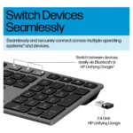 HP 720 Multi-Device Wireless Keyboard Deutsch