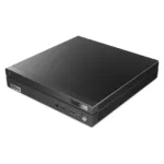 Lenovo ThinkCentre neo 50q Gen 4, matomas iš šono su atidarytu korpusu