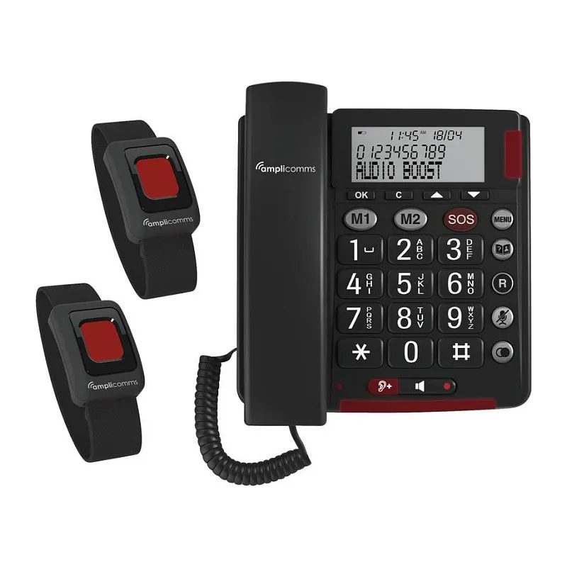 amplicomms BigTel 50 Alarm Plus Duo Mobilusis telefonas amplicomms BigTel 50 Alarm Plus Duo (ATL1425642)