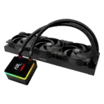 Enermax ELC-LTXTR360 aušintuvo sistema, išsamus vaizdas su 12 cm ventiliatoriumi