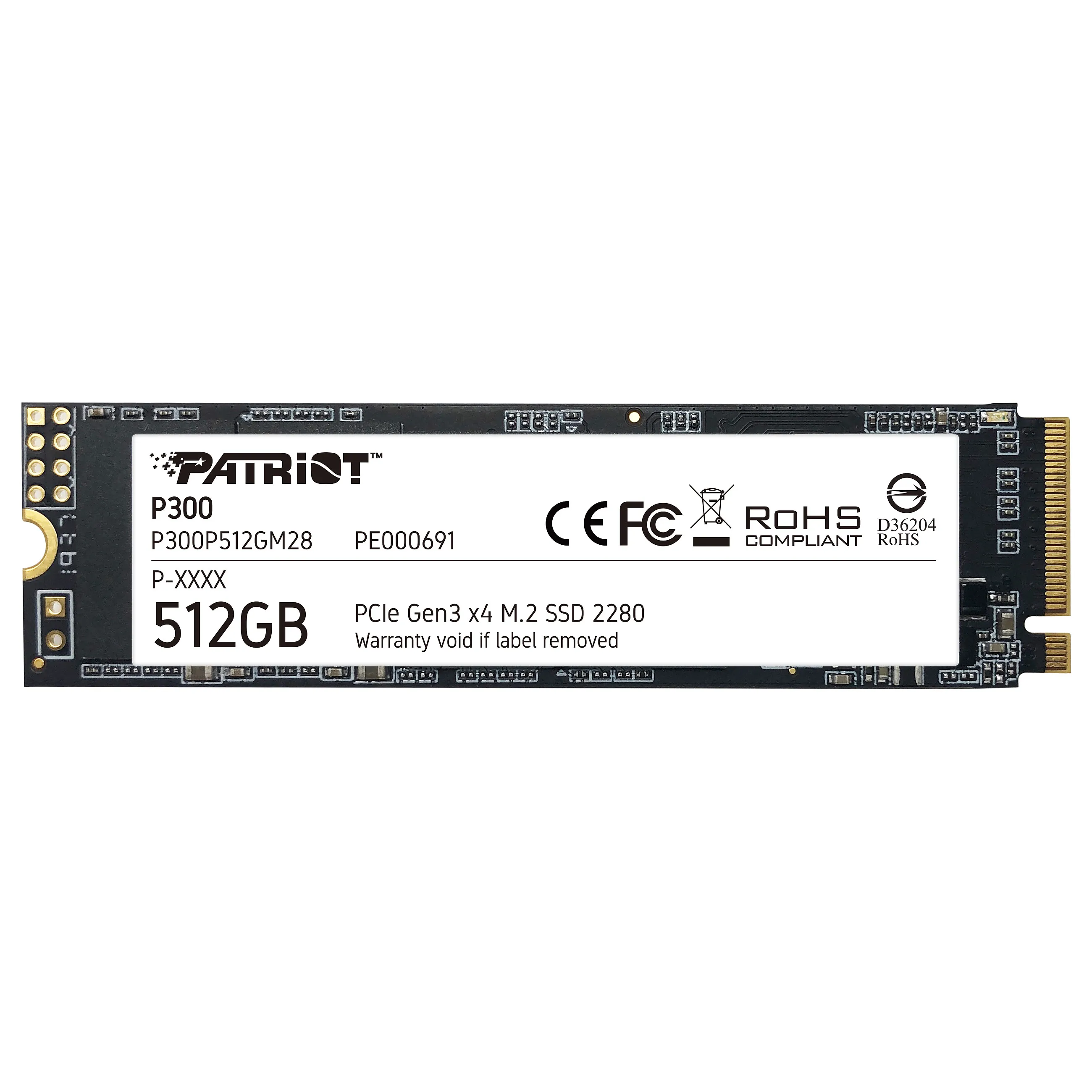 Patriot Memory P300P512GM28 internal solid state drive Patriot Memory P300P512GM28 internal solid state drive