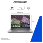 Nešiojamas kompiuteris HP ZBook X 16 G1i u7-255H 32GBR/1TBSSD A140T WQXGA W11P (J72VYET#ABD), vaizdas 5