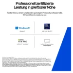 Nešiojamas kompiuteris HP ZBook X 16 G1i u7-255H 32GBR/1TBSSD A140T WQXGA W11P (J72VYET#ABD), vaizdas 10