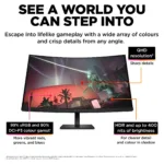 Monitorius HP OMEN 32c Curved Gaming-Monitor 80cm (31,5 Zoll) (780K6E9#ABB), vaizdas 12