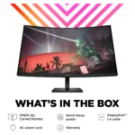 Monitorius HP OMEN 32c Curved Gaming-Monitor 80cm (31,5 Zoll) (780K6E9#ABB), vaizdas 9
