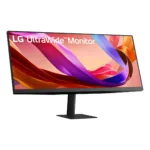 LG 34U511A-B monitorius, šoninis vaizdas su VESA tvirtinimo sistema