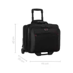 Wenger/SwissGear Potomac, šoninis vaizdas su atidarytu skyriumi