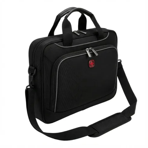 Nešiojamo kompiuterio dėklas WENGER Icons Business Prospectus 35,56cm 14Zoll Laptop Briefcase (653721), juodos spalvos