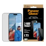 Apsauginis stiklas PanzerGlass 2-Way Privacy Screen Protector iPhone 17 Pro (PG25586), vaizdas 2
